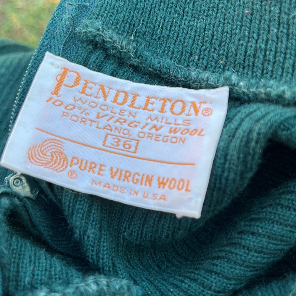 Pendleton 100% Virgin Wool Size Small Turtleneck … - image 4